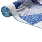 Tapete Liege 04 150 Redondo - Azul Bege - Edantex