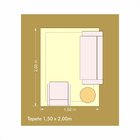 Tapete Liege 150x200cm Cinza