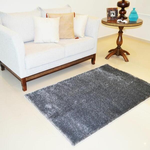 Tapete Life Confort Shaggy 50mm Black & White 100x150 Cm