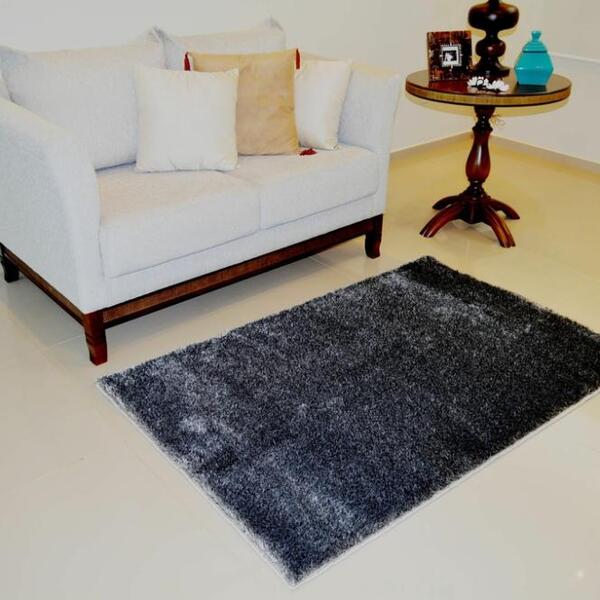 Tapete Life Confort Shaggy 50mm Multi B&w 200x300 Cm