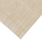 Tapete Liso Retangular Fibra Sintética Bege Interno 1,5x2m J Serrano