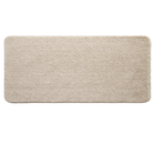 Tapete Liso Retangular Liss Poliéster Bege Interno 0,5x1,2m Jolitex