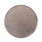 Tapete Liso Redondo Liss Poliéster Bege Interno 1,5x1,5m Jolitex