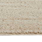 Tapete Liso Retangular Liss Poliéster Bege Interno 2x2,5m Jolitex