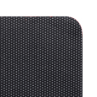 Tapete Liso Redondo Liss Poliéster Cinza Interno 1x1m Jolitex