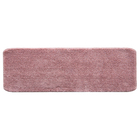 Tapete Liso Retangular Liss Poliéster Rosa Interno 0,66x1,8m Jolitex