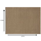 Tapete Liso Marrom Claro 2x1,5m