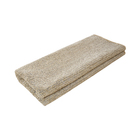 Tapete Liso Retangular Murano Poliéster Bege Interno 0,5x1,2m Jolitex