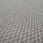 Tapete Liso Retangular New Bouclê Vulcan Polipropileno Marrom e Bege Internas 0,75x1,80m Tapetes São Carlos