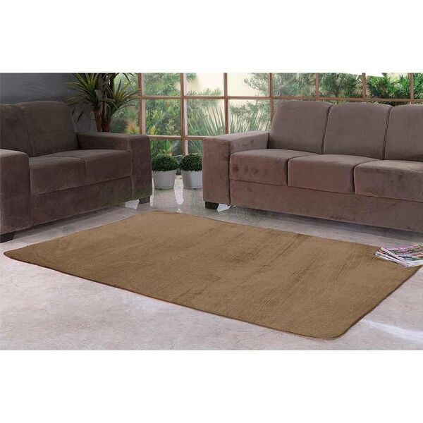 Tapete Liso Para Quarto E Sala Tecido De Pelúcia 70cm X 50cm