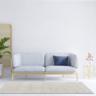 Tapete Liso Retangular Poliéster Creme Áreas Internas 1,4x2m Via Star