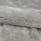 Tapete Liso Retangular Skin Cinza Interno 0,5x1m Via Star