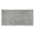 Tapete Liso Retangular Skin Cinza Interno 0,5x1m Via Star