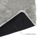 Tapete Liso Retangular Skin Cinza Interno 0,5x1m Via Star