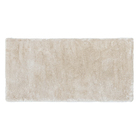 Tapete Liso Retangular Skin Poliéster Bege Interno 0,5x1m Via Star