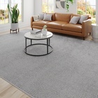 Tapete Liso Retangular Tufting Molise Polipropileno Cinza Interno 3x4m Tapetes São Carlos