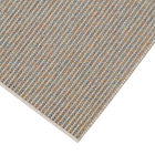 Tapete Listrado Búzios Retangular Fibra Sintética Bege Interno 2x2,5m J Serrano