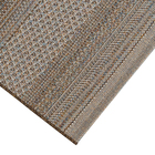 Tapete Listrado Búzios Retangular Fibra Sintética Marrom Interno 2,5x3m J Serrano