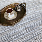 Tapete Listrado Edantex Glamour 06 Cinza 2 00 Redondo 7908006