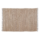 Tapete Listrado Retangular Juta Bege Áreas Internas 2,4x3m Via Star