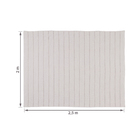 Tapete Listrado Retangular Via Star Algodão Bege Interno 2x2,5m Portobello