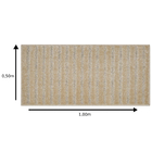 Tapete Listras Bege Claro 1x0,5m