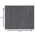 Tapete Listras Cinza Escuro 2,5x2m