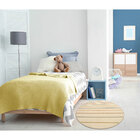 Tapete Listras Pontilhadas Redondo de Algodão e Polipropileno Bege Áreas Internas 1,40x1,40m