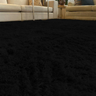 Tapete Macio Sala Quarto - Casu 200x140cm Preto