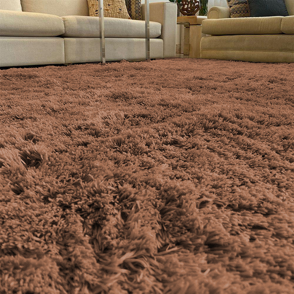 Tapete Macio Sala Quarto - Casu 300x200cm Marrom