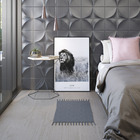 Tapete Manoa Algodão Cinza Granito 0,80x0,50m Inspire