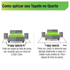 Tapete Marajó Azul 0,45x0,80m