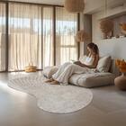 Tapete Mariana Org. Feijão Prata 145x195cm Tapetes São Carlos