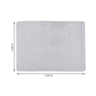 Tapete Melody Cinza 1,40x1,00m Jolitex