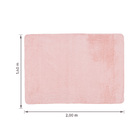 Tapete Melody Rosa 2,00x1,40m Jolitex