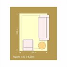 Tapete Memari 150x200cm Niazitex Bege