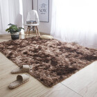 Tapete Mesclado 1,40x1,00 Peludo Felpudo Sala E Quarto Tabaco