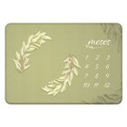 Tapete Mesversário Floral Verde Único