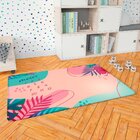 Tapete Mesversário Folhas Coloridas Único