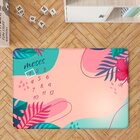 Tapete Mesversário Folhas Coloridas Único