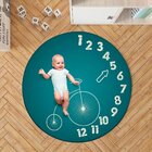 Tapete Mesversário Redondo Bicicleta Antiga