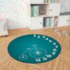 Tapete Mesversário Redondo Bicicleta Antiga