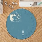 Tapete Mesversário Redondo Boxe Baby