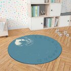 Tapete Mesversário Redondo Boxe Baby