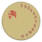 Tapete Mesversário Redondo Motor Retro