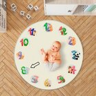 Tapete Mesversário Redondo Números Com Bichinhos