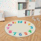 Tapete Mesversário Redondo Números Felizes