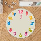 Tapete Mesversário Redondo Números Monstrinhos