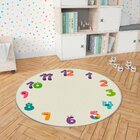 Tapete Mesversário Redondo Números Monstros