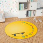 Tapete Mesversário Redondo Skyte Style